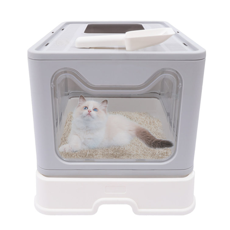 Large kitty cheap litter tray